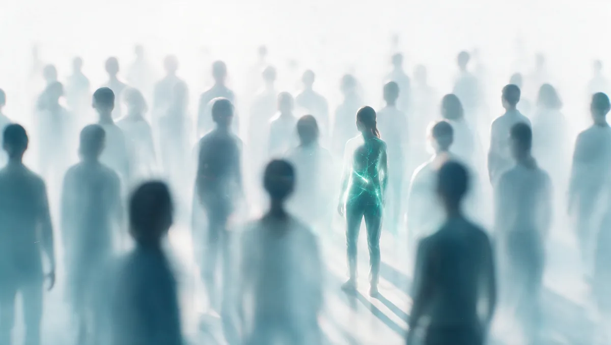 Conceptual visualization of biological differences across individuals