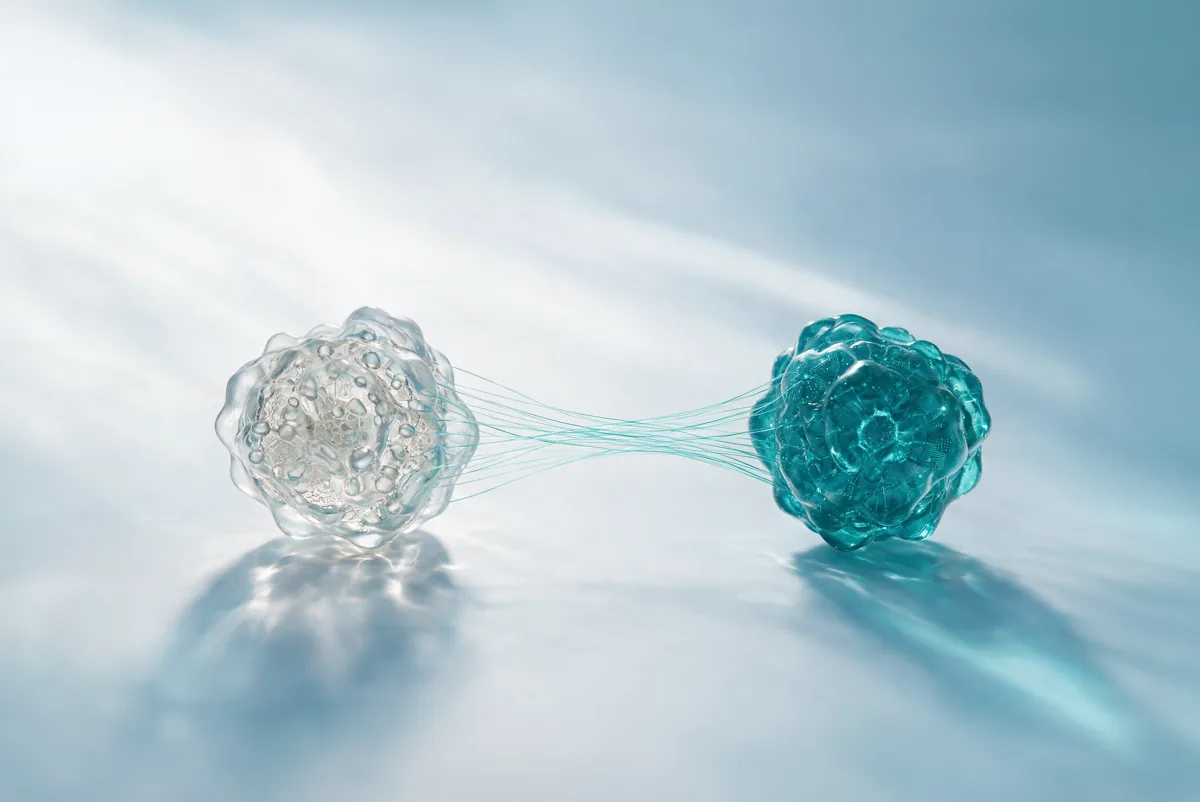 Conceptual fine connections between biological and digital structures